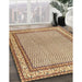 Machine Washable Traditional Sienna Brown Rug in a Family Room, wshtr4518