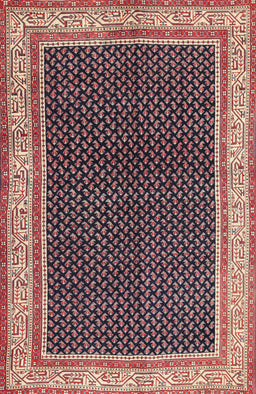 Machine Washable Traditional Vermilion Red Rug, wshtr451