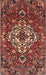 Traditional Saffron Red Persian Rug, tr4520