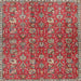 Square Traditional Red Persian Rug, tr4521