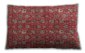 Traditional Classic Rectangular Red Lumbar Throw Pillow, 13 inch by 19 inch, lbtr4521