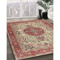 Traditional Brown Medallion Rug, tr4522