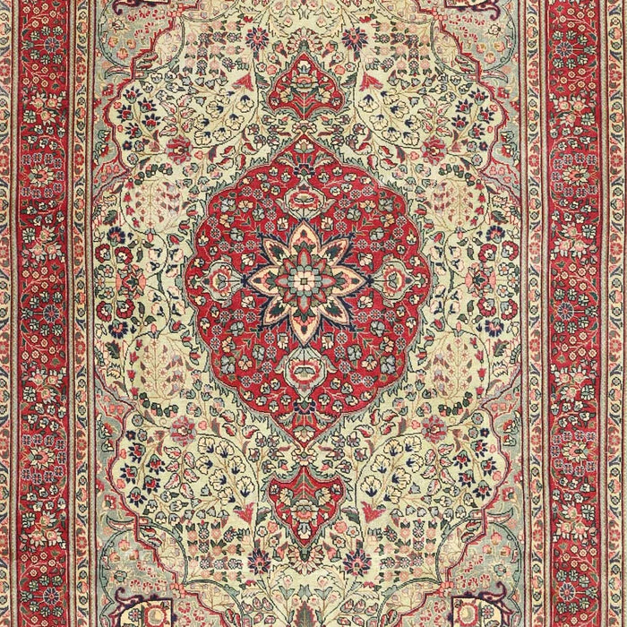 Traditional Brown Medallion Rug, tr4522
