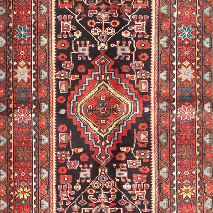 Machine Washable Traditional Orange Salmon Pink Rug, wshtr4524