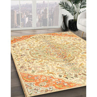 Traditional Yellow Persian Rug, tr4525