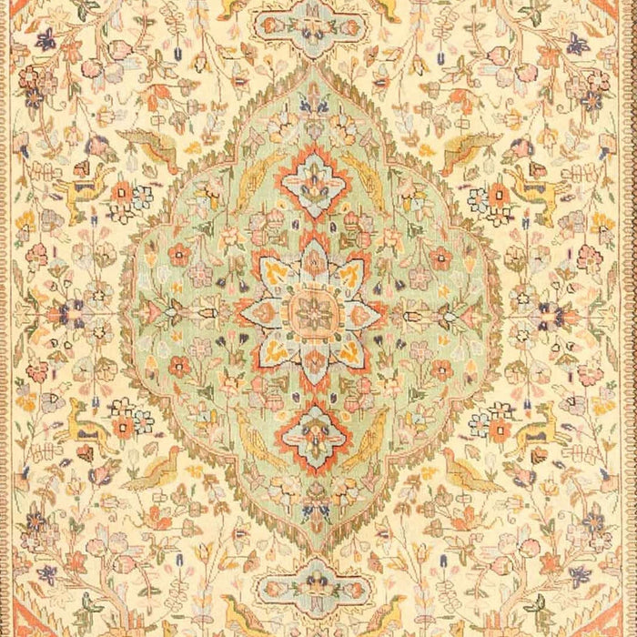 Traditional Yellow Persian Rug, tr4525