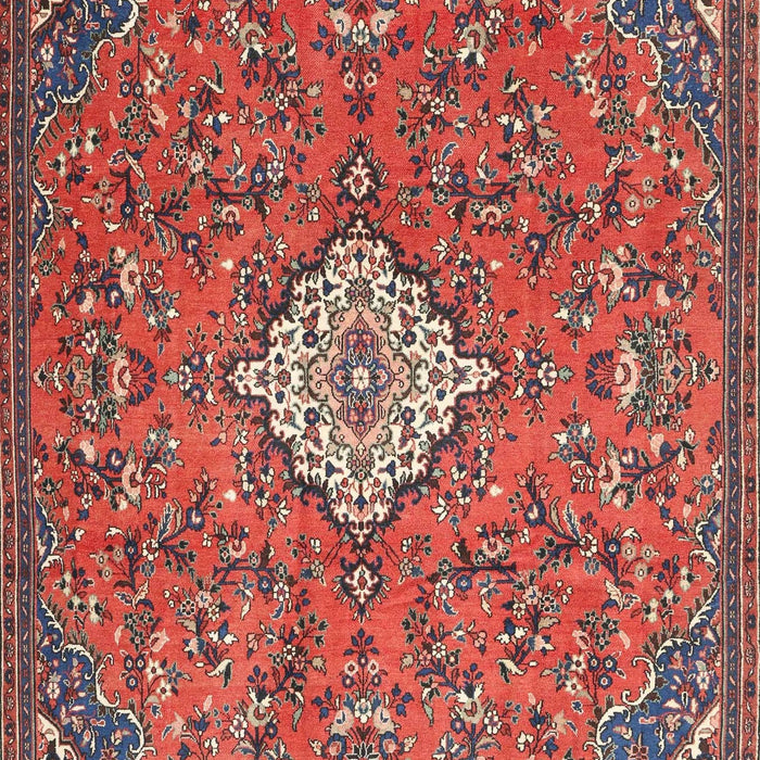 Traditional Orange Salmon Pink Persian Rug, tr4527
