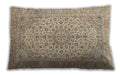 Traditional Classic Rectangular Dark Almond Brown Lumbar Throw Pillow, 13 inch by 19 inch, lbtr4529