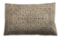 Traditional Classic Rectangular Dark Almond Brown Lumbar Throw Pillow, 13 inch by 19 inch, lbtr4529