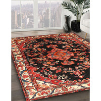 Traditional Saffron Red Persian Rug, tr452