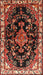 Machine Washable Traditional Saffron Red Rug, wshtr452