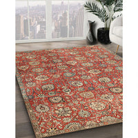 Traditional Light Copper Gold Persian Rug, tr4532