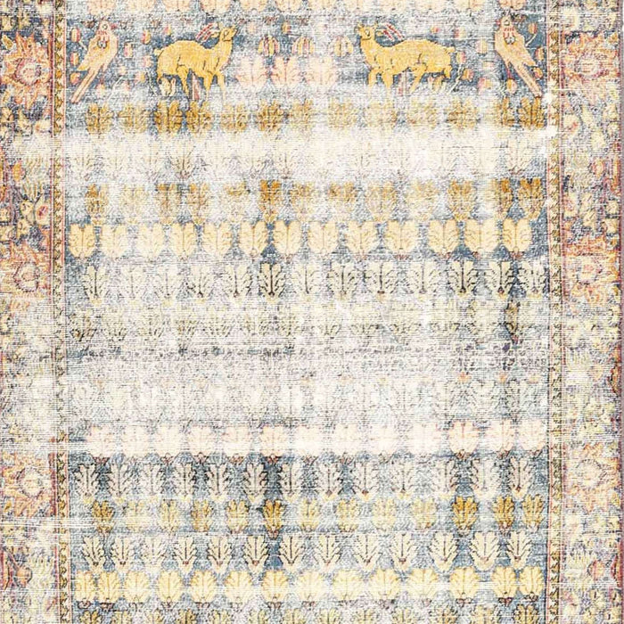 Traditional Light French Beige Brown Persian Rug, tr4537
