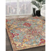 Machine Washable Traditional Sienna Brown Rug in a Family Room, wshtr4539