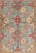 Machine Washable Traditional Sienna Brown Rug, wshtr4539