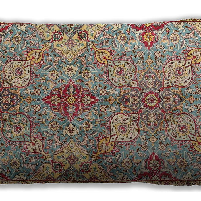 Traditional Classic Rectangular Sienna Brown Lumbar Throw Pillow, 13 inch by 19 inch, lbtr4539