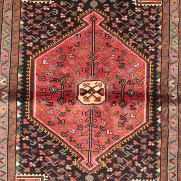 Machine Washable Traditional Fire Brick Red Rug, wshtr453