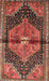 Traditional Fire Brick Red Persian Rug, tr453