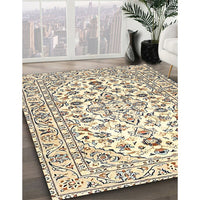 Traditional Dark Almond Brown Persian Rug, tr4540