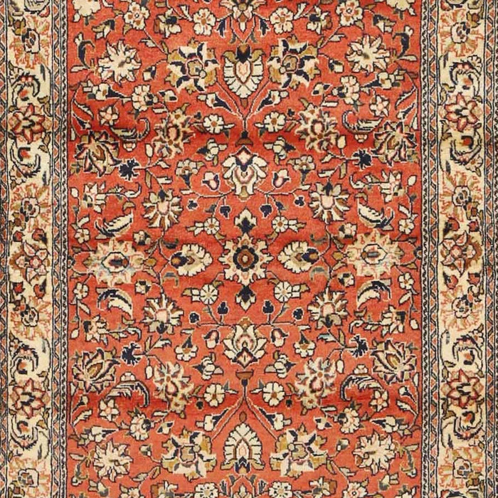 Machine Washable Traditional Sandy Brown Rug, wshtr4541