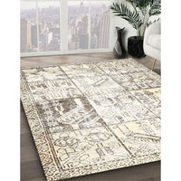 Traditional Champagne Beige Persian Rug, tr4542