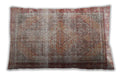 Traditional Classic Rectangular Rust Pink Lumbar Throw Pillow, 13 inch by 19 inch, lbtr4545