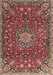 Traditional Light Copper Gold Medallion Rug, tr4549