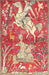 Traditional Red Animal Rug, tr4551