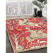 Traditional Red Animal Rug in Family Room, tr4551