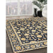 Machine Washable Traditional Brown Rug in a Family Room, wshtr4553