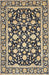 Machine Washable Traditional Brown Rug, wshtr4553