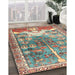 Machine Washable Traditional Sienna Brown Rug in a Family Room, wshtr4555