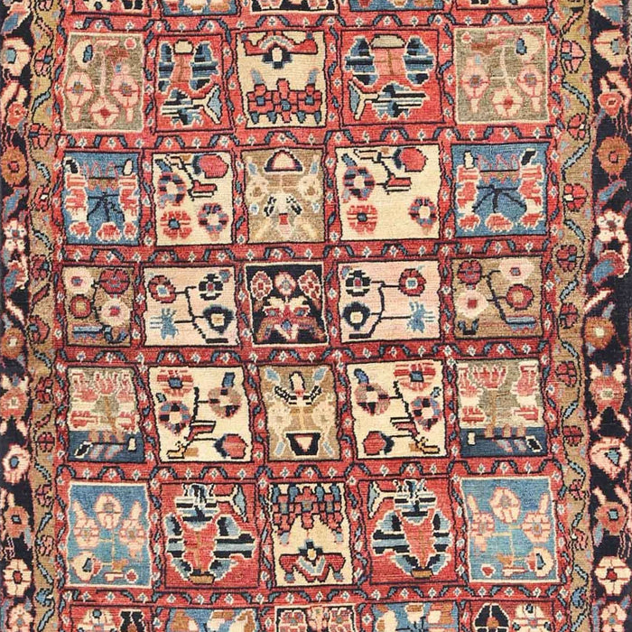 Machine Washable Traditional Brown Red Rug, wshtr4556