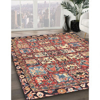 Traditional Brown Red Persian Rug, tr4556