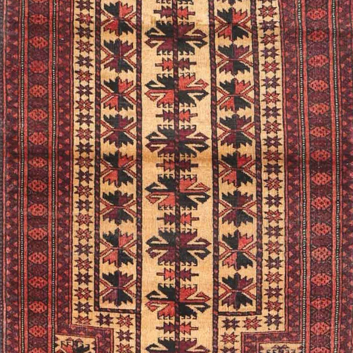 Traditional Saffron Red Persian Rug, tr4559