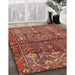 Traditional Rust Pink Persian Rug in Family Room, tr4560