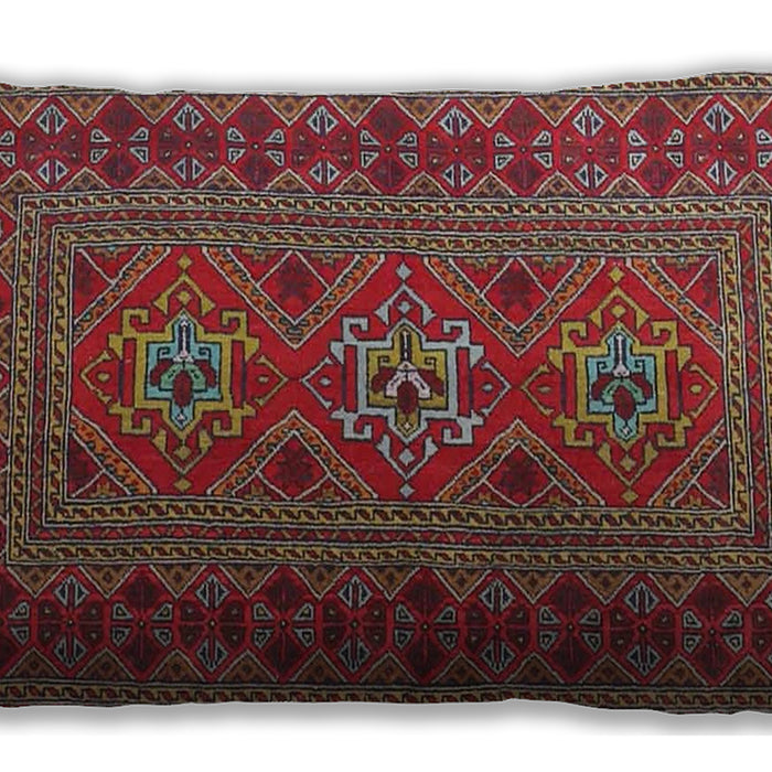 Traditional Classic Rectangular Dark Almond Brown Lumbar Throw Pillow, 13 inch by 19 inch, lbtr4561