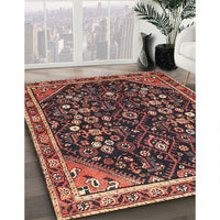 Traditional Copper Red Pink Persian Rug, tr4562