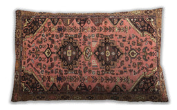 Traditional Classic Rectangular Dark Sienna Brown Lumbar Throw Pillow, 13 inch by 19 inch, lbtr4566