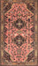 Machine Washable Traditional Dark Sienna Brown Rug, wshtr4566