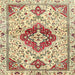 Square Traditional Harvest Gold Persian Rug, tr4567