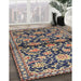Traditional Camel Brown Persian Rug in Family Room, tr4568