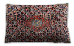Traditional Classic Rectangular Camel Brown Lumbar Throw Pillow, 13 inch by 19 inch, lbtr4569