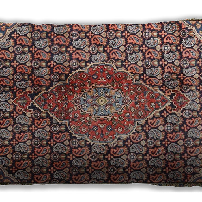 Traditional Classic Rectangular Camel Brown Lumbar Throw Pillow, 13 inch by 19 inch, lbtr4569