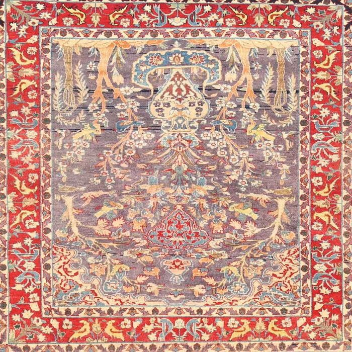 Square Traditional Brown Persian Rug, tr4570