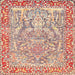 Square Traditional Brown Persian Rug, tr4570