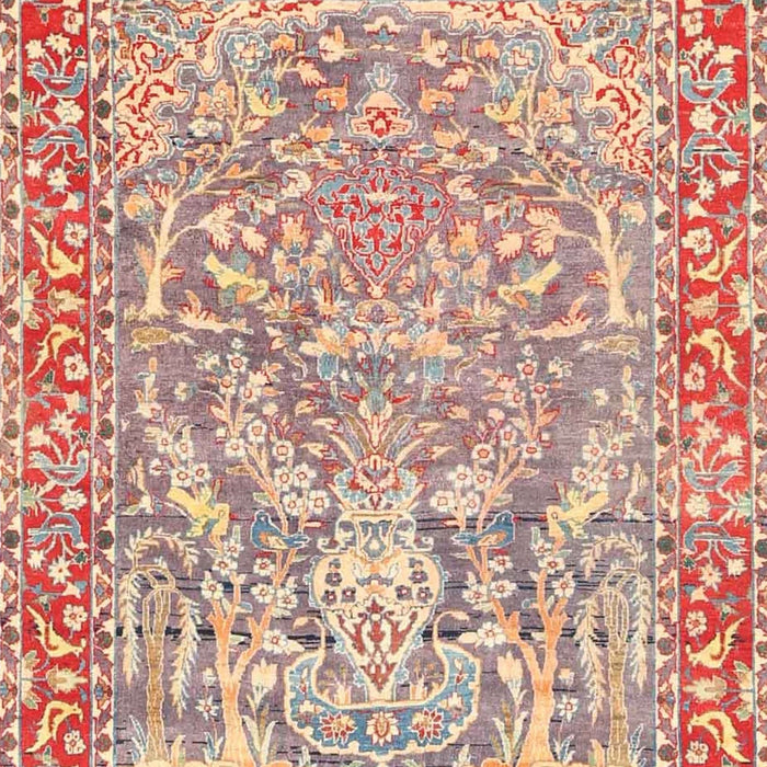 Machine Washable Traditional Brown Rug, wshtr4570