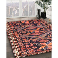 Traditional Sunrise Orange Persian Rug, tr4574