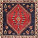 Machine Washable Traditional Dark Almond Brown Rug, wshtr4577