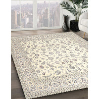 Traditional Blanched Almond Beige Persian Rug, tr4580